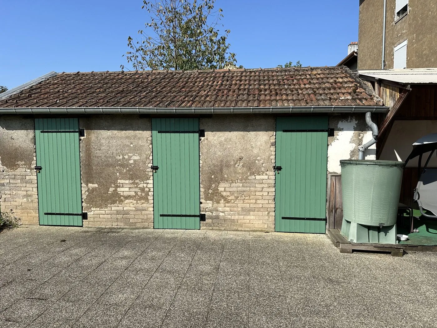 Porte après peinture